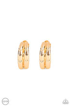 Load image into Gallery viewer, Paparazzi -Ringing in Radiance - Gold Clip-On Earrings - Klassy Jewelz Boutique