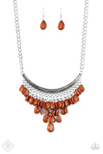 Load image into Gallery viewer, Paparazzi ~ Rio Rainfall ~ Brown Necklace Set (Fashion Fix  Exclusive)