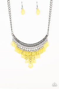 Paparazzi ~ Rio Rainfall ~ Yellow Necklace Set