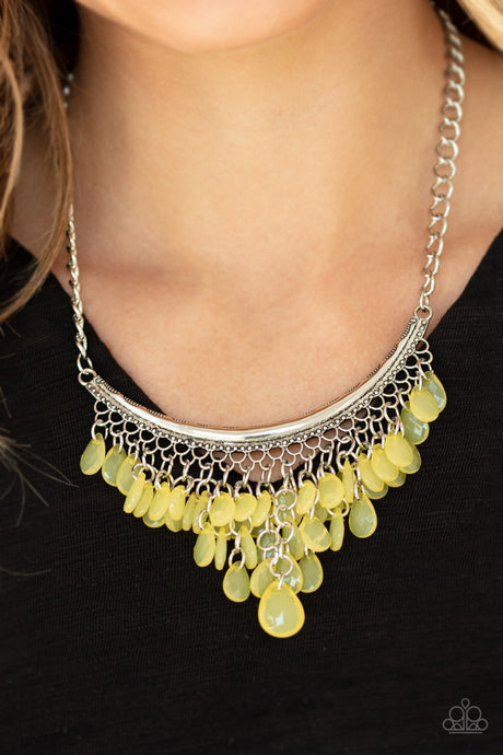 Paparazzi ~ Rio Rainfall ~ Yellow Necklace Set