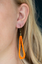 Load image into Gallery viewer, Paparazzi ~ Rio Roamer ~ Orange Seed Bead Necklace Set