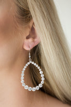 Load image into Gallery viewer, Paparazzi ~ Rise and Sparkle! ~ White Earrings