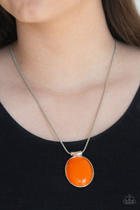 Paparazzi - Rising Stardom - Orange Necklace Set