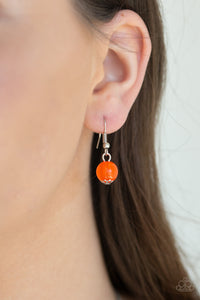 Paparazzi - Rising Stardom - Orange Necklace Set