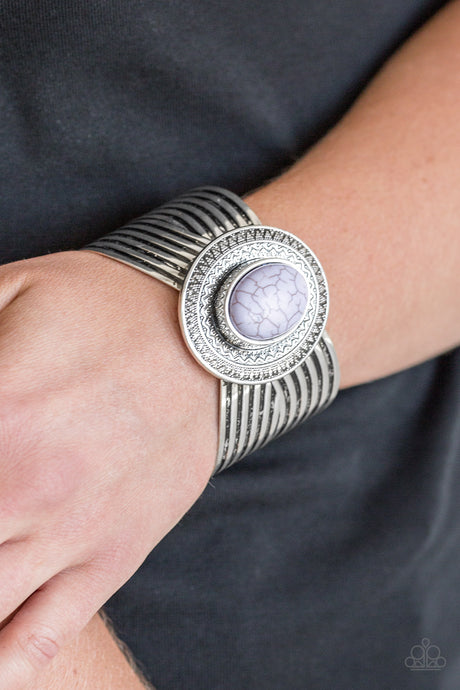 Paparazzi ~ River Walk Radiance ~ Silver Cuff Bracelet