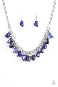 Paparazzi ~ Rocky Shores ~ Blue Necklace Set