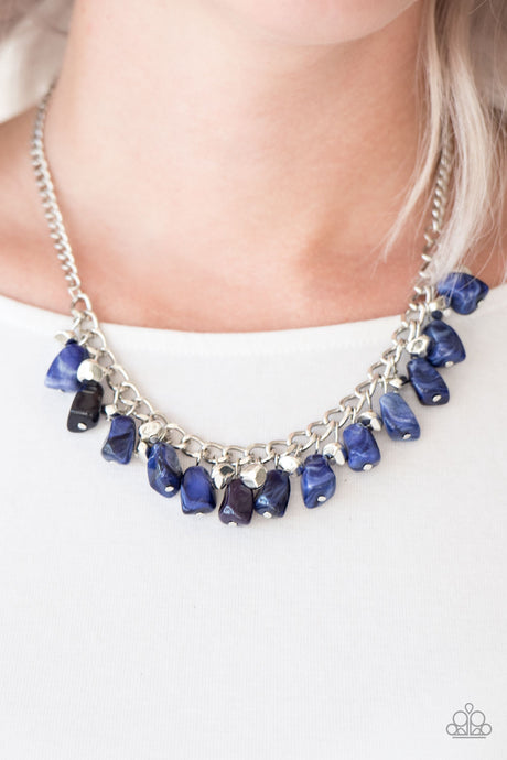Paparazzi ~ Rocky Shores ~ Blue Necklace Set