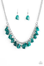 Load image into Gallery viewer, Paparazzi ~ Rocky Shores ~ Green Necklace Set
