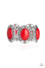 Load image into Gallery viewer, Paparazzi ~ Rodeo Rancho ~ Red Stone Bracelet