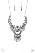 Load image into Gallery viewer, Paparazzi ~ Rogue Vogue ~ Silver Necklace Set (Fashion Fix Exclusive)