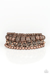 Paparazzi ~ Rose Garden Gala ~ Copper Bracelet