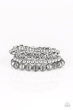 Load image into Gallery viewer, Paparazzi ~ Rose Garden Gala ~ Silver Bracelet
