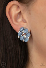 Load image into Gallery viewer, Paparazzi ~ Row, Row, Row Your YACHT ~ Blue Clip-On Earrings - Klassy Jewelz Boutique