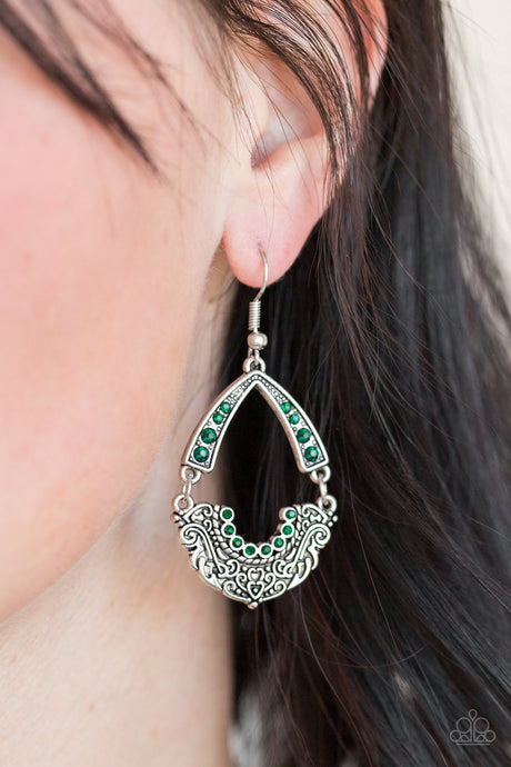 Paparazzi ~ Royal Engagement ~ Green Earrings
