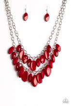 Load image into Gallery viewer, Paparazzi ~ Royal Retreat ~ Red Necklace Set