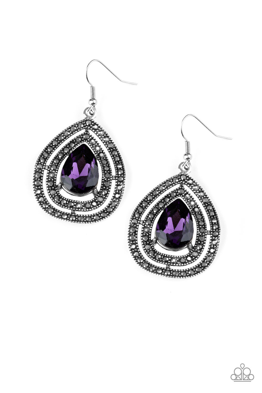 Paparazzi ~ Royal Squad ~ Purple Earrings