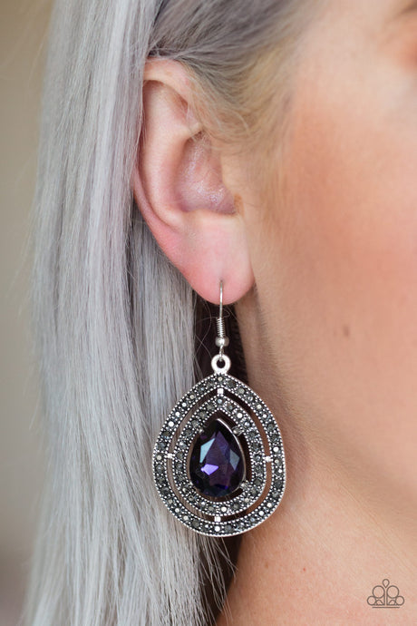 Paparazzi ~ Royal Squad ~ Purple Earrings
