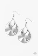 Load image into Gallery viewer, Paparazzi ~ Ruffled Refinery ~ Silver Earrings