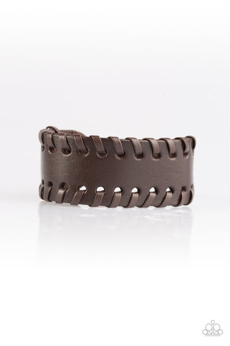 Paparazzi - Rugged Roadways - Brown Urban Bracelet (Men's)