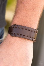Load image into Gallery viewer, Paparazzi - Rugged Roadways - Brown Urban Bracelet (Men&#39;s)