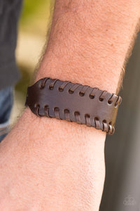 Paparazzi - Rugged Roadways - Brown Urban Bracelet (Men's)