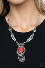 Load image into Gallery viewer, Paparazzi ~ Ruler of The Roost ~ Red Necklace Set