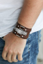 Load image into Gallery viewer, Paparazzi ~ Rural Ranger ~ Men&#39;s Brown Urban Bracelet