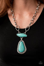 Load image into Gallery viewer, Paparazzi ~ Rural Rapture ~ Blue Turquoise Stone Necklace Set