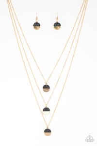 Paparazzi ~ Rural Reconstruction ~ Black Necklace Set