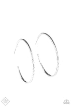 Load image into Gallery viewer, Paparazzi ~ Rural Reserve ~ Silver Hoop Earrings (Fashion Fix Exclusive)