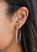 Load image into Gallery viewer, Paparazzi ~ Rural Reserve ~ Silver Hoop Earrings (Fashion Fix Exclusive)