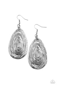 Paparazzi ~ Rural Ripples ~ Black Earrings