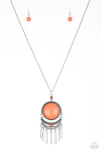 Load image into Gallery viewer, Paparazzi ~ Rural Rustler ~ Orange Necklace Set