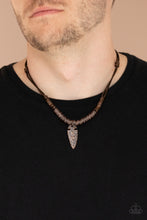 Load image into Gallery viewer, Paparazzi ~ Rush In ARROWHEAD-First ~ Men&#39; s Copper Urban Necklace