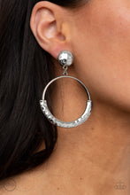 Load image into Gallery viewer, Paparazzi ~ Rustic Horizons ~ Silver Clip-On Earrings - Klassy Jewelz Boutique