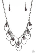 Load image into Gallery viewer, Paparazzi ~ Rustic Ritz ~ Black Gunmetal Necklace Set