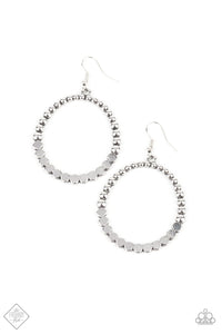 Paparazzi ~ Rustic Society ~ Silver Earrings (Fashion Fix Exclusive)