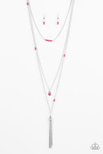 Load image into Gallery viewer, Paparazzi ~ SANDSTONE Castles ~ Pink Necklace Set