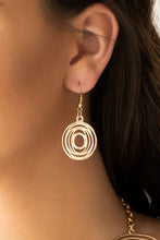 Load image into Gallery viewer, Paparazzi ~ SOL-Mates ~ Gold Necklace Set