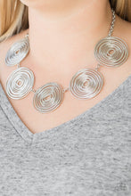 Load image into Gallery viewer, Paparazzi ~ SOL -Mates ~ Silver Necklace  Set
