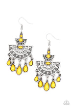 Load image into Gallery viewer, Paparazzi ~ SOL Searching ~ Yellow Earrings