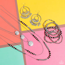 Load image into Gallery viewer, Paparazzi ~ Sunset Sightings ~ Fashion Fix Complete Trend Blend ~ Silver/Multi Necklace Set
