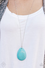 Load image into Gallery viewer, Paparazzi ~ Simply Santa Fe ~ Fashion Fix Complete Trend Blend ~ Turquoise &amp; Silver Necklace Set