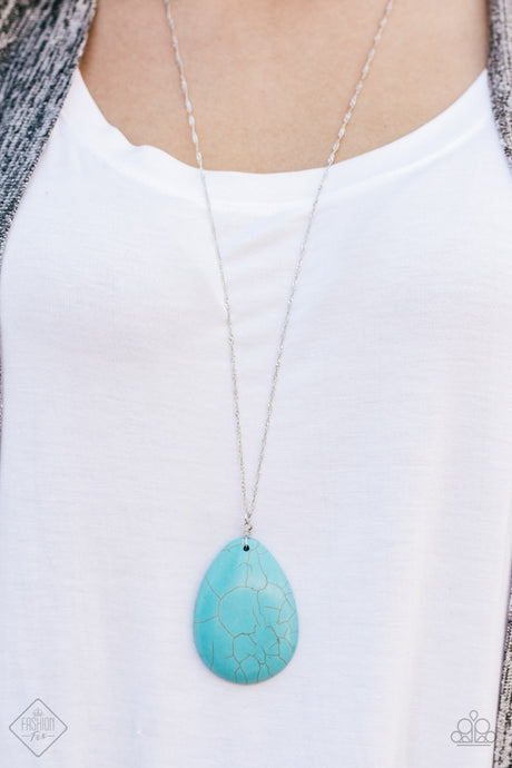 Paparazzi ~ Simply Santa Fe ~ Fashion Fix Complete Trend Blend ~ Turquoise & Silver Necklace Set