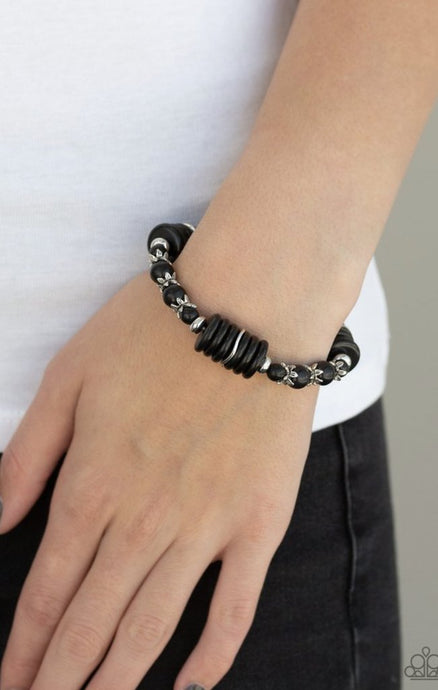 Paparazzi ~ Sagebrush Serenade ~ Black Bracelet