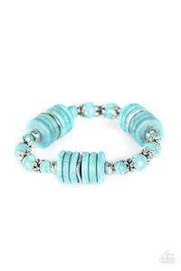 Paparazzi ~ Sagebrush Serenade ~ Blue Turquoise Bracelet