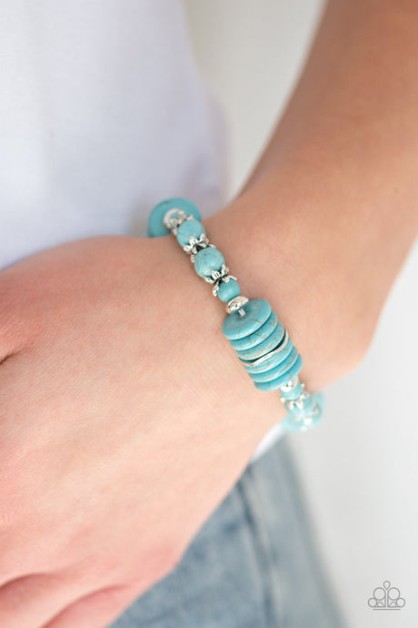 Paparazzi ~ Sagebrush Serenade ~ Blue Turquoise Bracelet