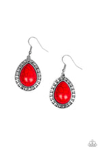 Load image into Gallery viewer, Paparazzi ~ Sahara Serenity ~ Red Earrings