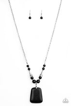 Load image into Gallery viewer, Paparazzi ~ Sandstone Oasis ~ Black Necklace Set