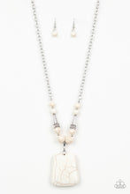 Load image into Gallery viewer, Paparazzi ~ Sandstone Oasis ~ White Necklace Set